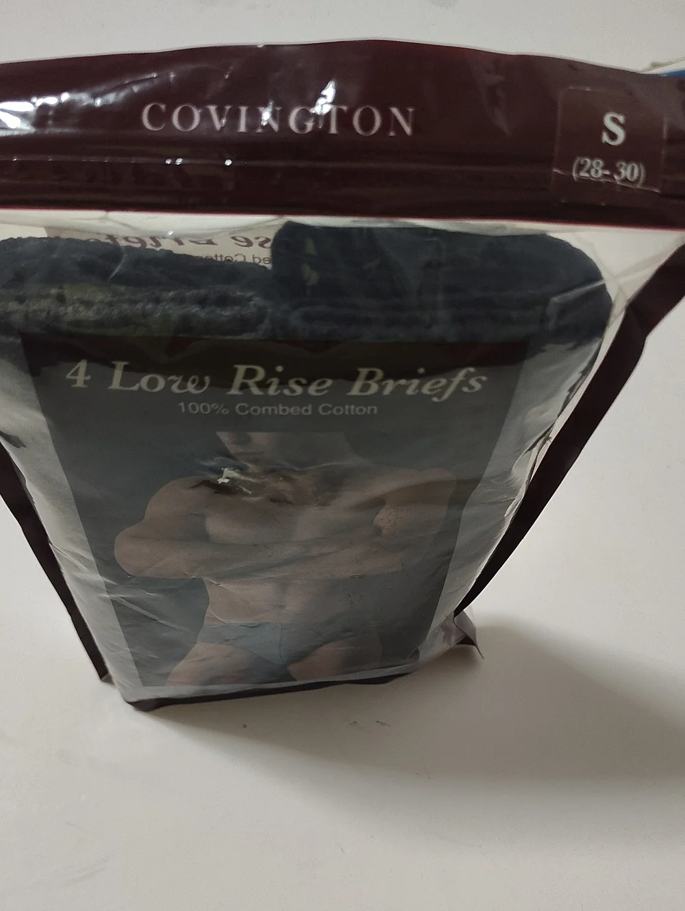 Vintage NIP Covington Men's Low Rise Briefs Underwear - 4 Pack - Size S 28-30